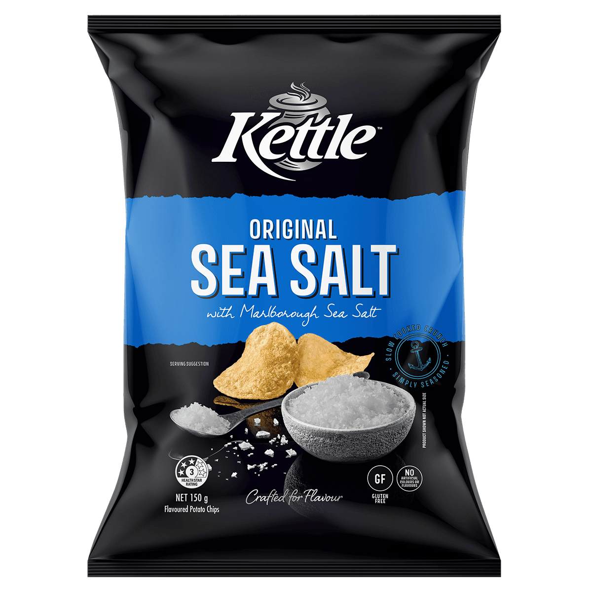 KCC Original Sea Salt 150g 3D FOP